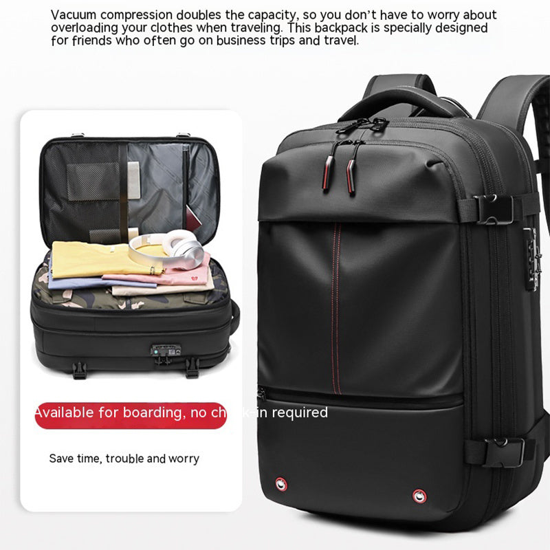 Smart Business Backpack with Vacuum Compression