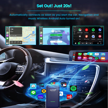 Adaptateur automatique Android sans fil Smart CarPlay 4.0