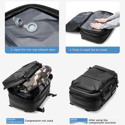 Smart Business Backpack with Vacuum Compression