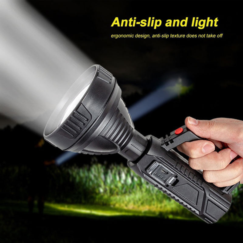 Side Light Household Glare Plastic Searchlight Portable Lamp