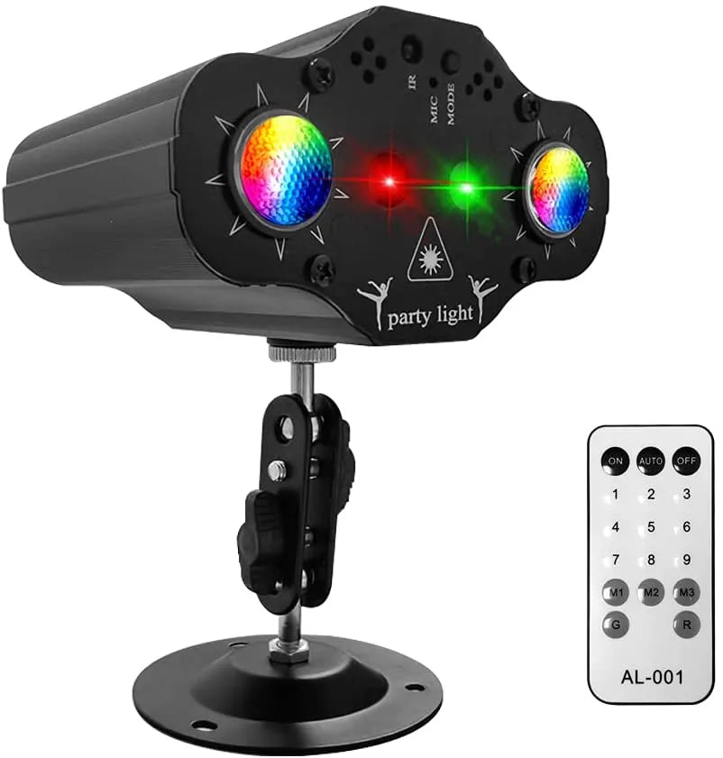 LuminaGroove Laser Party Projector: Voice-Controlled Disco Lights for Festive Celebrations"