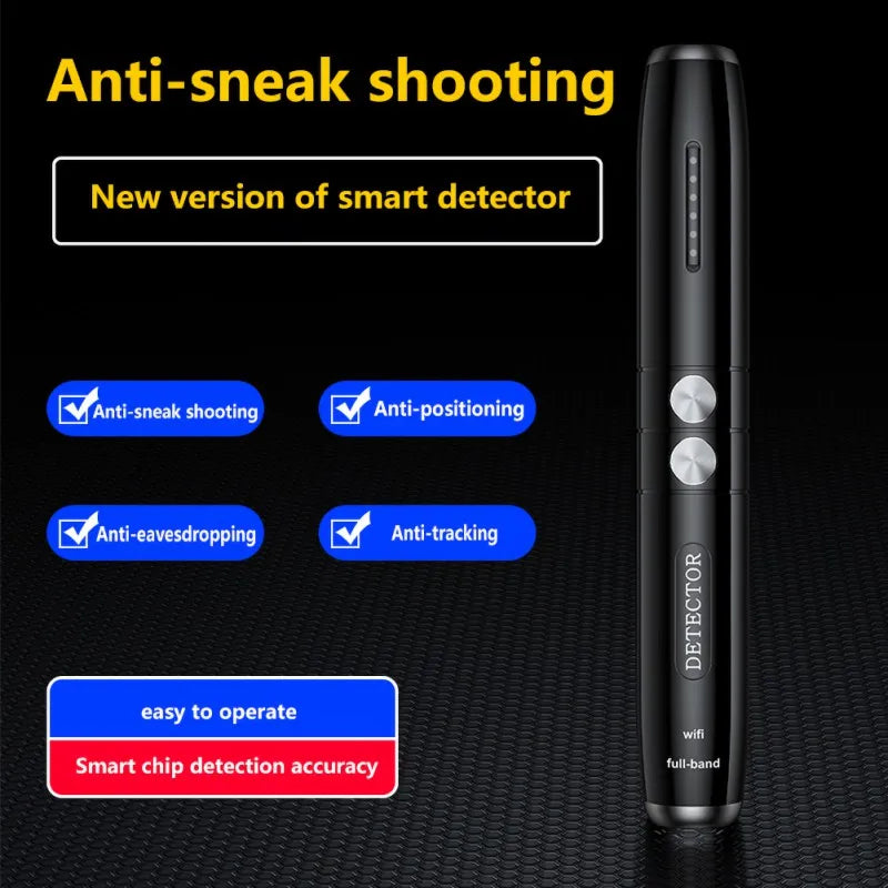 T8 Wireless GPS Tracker Detector Pen Anti-theft Pen Camera Multi-function Mini Recording Signal Lens For Home Security