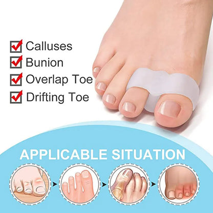 Silicone Toe Separator Set - Hallux Valgus Guard