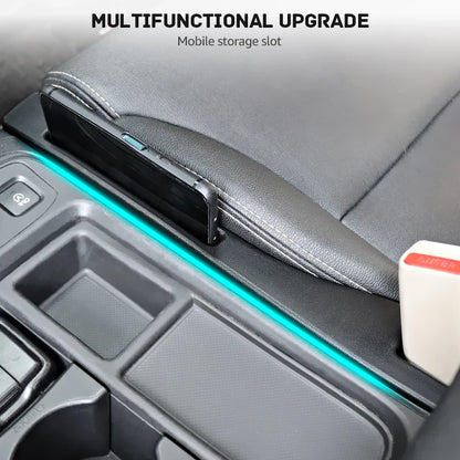 Car Seat Gap Filler Strip Car Seat Filler Between Car Seats Supplies Leak-proof Anti-Drop Seat Gap Plug Strip With Hole