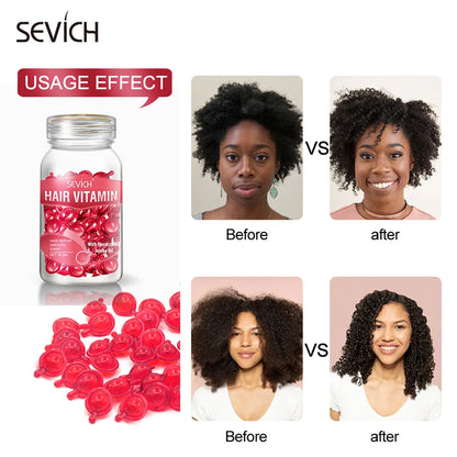 Sevich Hair Vitamin Capsule: Nourishing Keratin Oil for Hair Repair & Anti-Loss