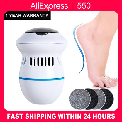 SmoothSole Electric Foot File: Callus Remover for Silky Soft Feet