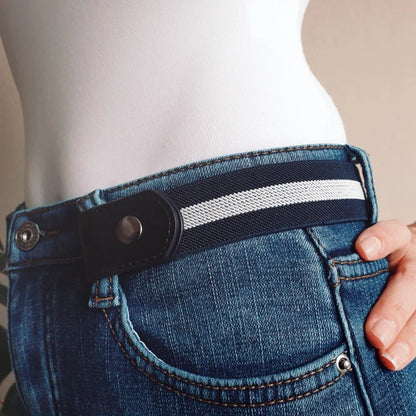 No-Buckle Stretch Elastic Waist Belt