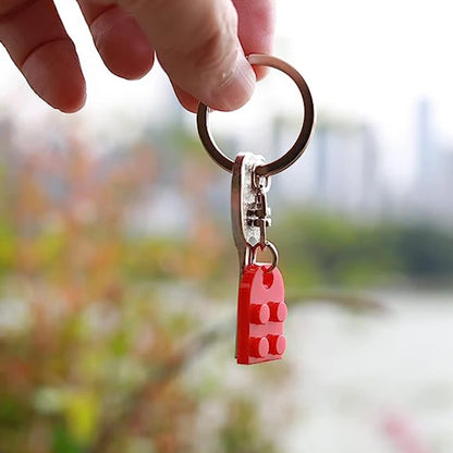 Heartfelt Bond: Couples' Brick Keychain Set for Valentine's Day