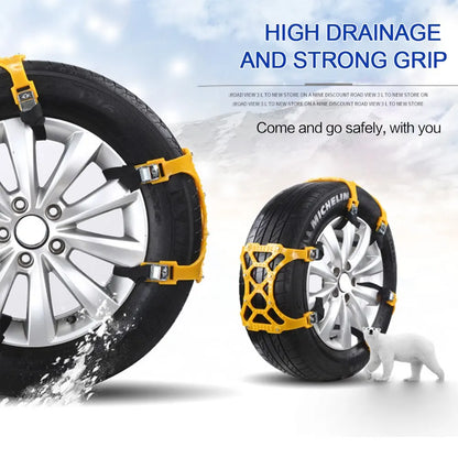 Anti Skid Snow Chains Car Winter Tire Wheels