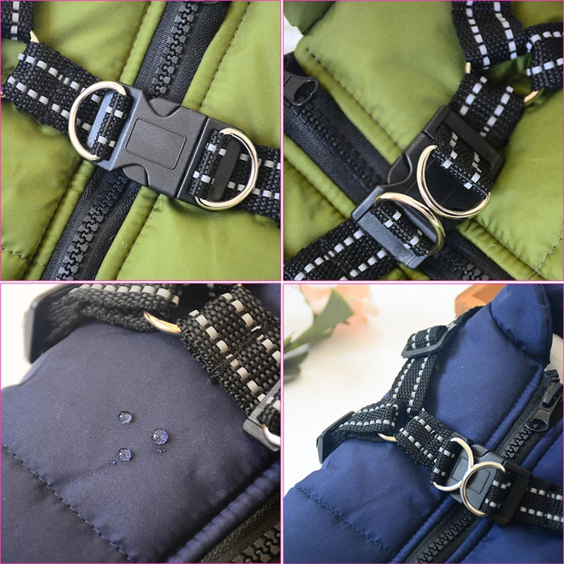 WarmPaws Dog Jacket with Harness