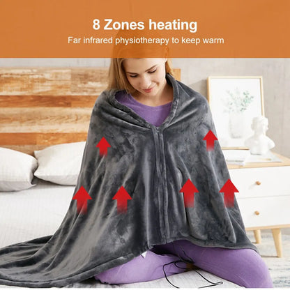 USB Plug Warm Shawl Blanket