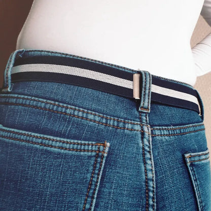 No-Buckle Stretch Elastic Waist Belt