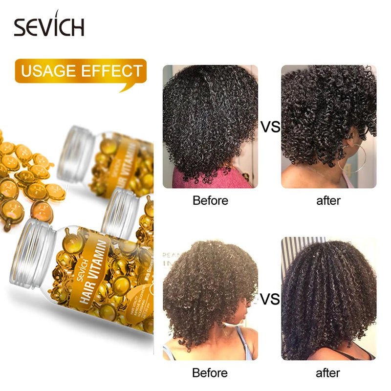 Sevich Hair Vitamin Capsule: Nourishing Keratin Oil for Hair Repair & Anti-Loss