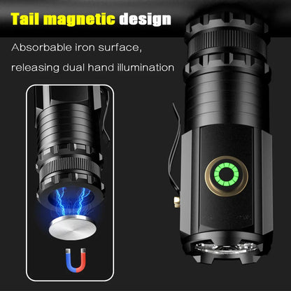 Powerful Illumination: 3 F350 LED Mini Flashlight with Rechargeable Battery