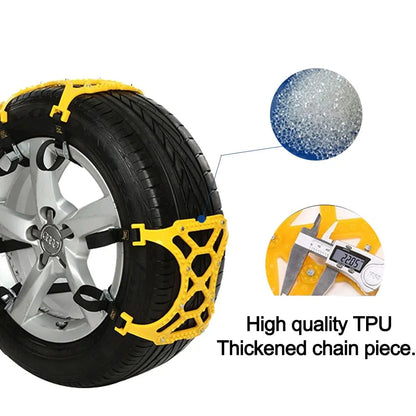 Anti Skid Snow Chains Car Winter Tire Wheels