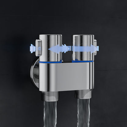 Toilet Spray High Pressure Flushing One In Two Out Angle Valve Set