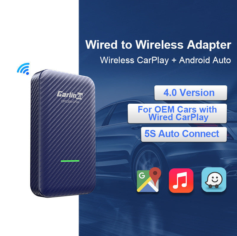 Adaptateur automatique Android sans fil Smart CarPlay 4.0